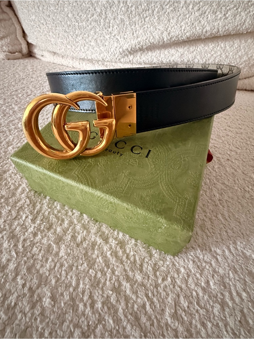 Authentic Gucci GG Marmont Reversible Belt - Picture 4 of 7